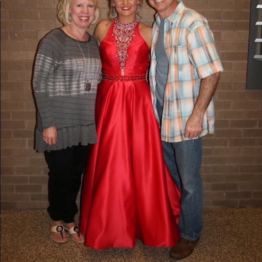 Red dress